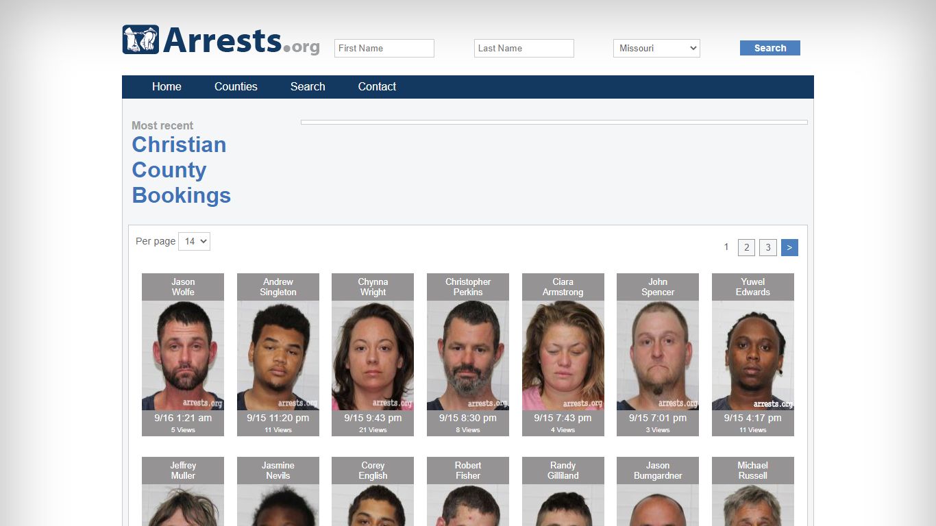 Christian County Arrests and Inmate Search